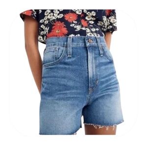 Madewell size 27 high rise denim shorts
